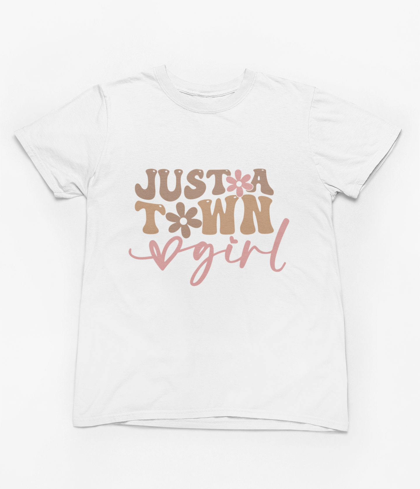 My Store Cowgirl T-Shirt T-Shirt / Small / White Just A Town Girl T-Shirt/Sweatshirt