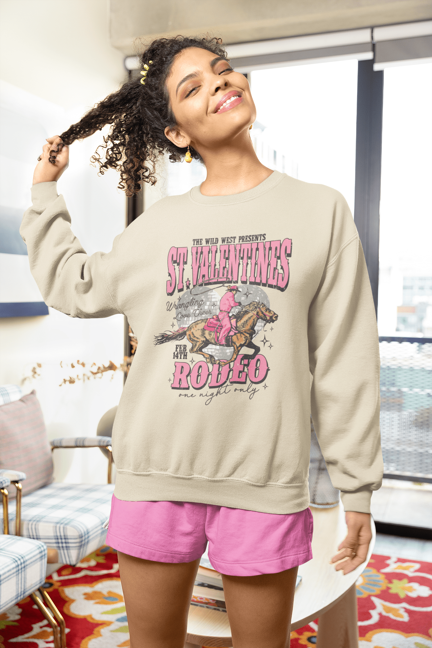 My Store Cowgirl T-Shirt St Valentines Rodeo T-Shirt/Sweatshirt