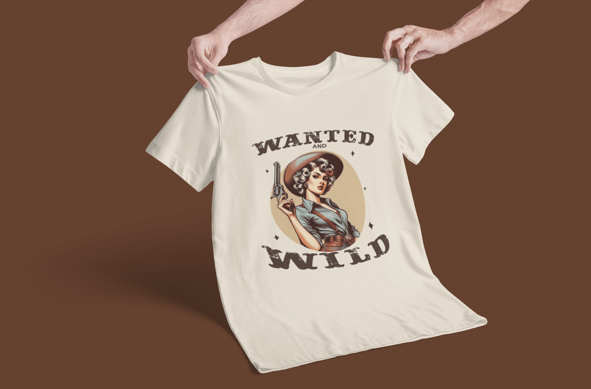 My Store Cowgirl T-Shirt Wanted & Wild T-Shirt/Sweatshirt