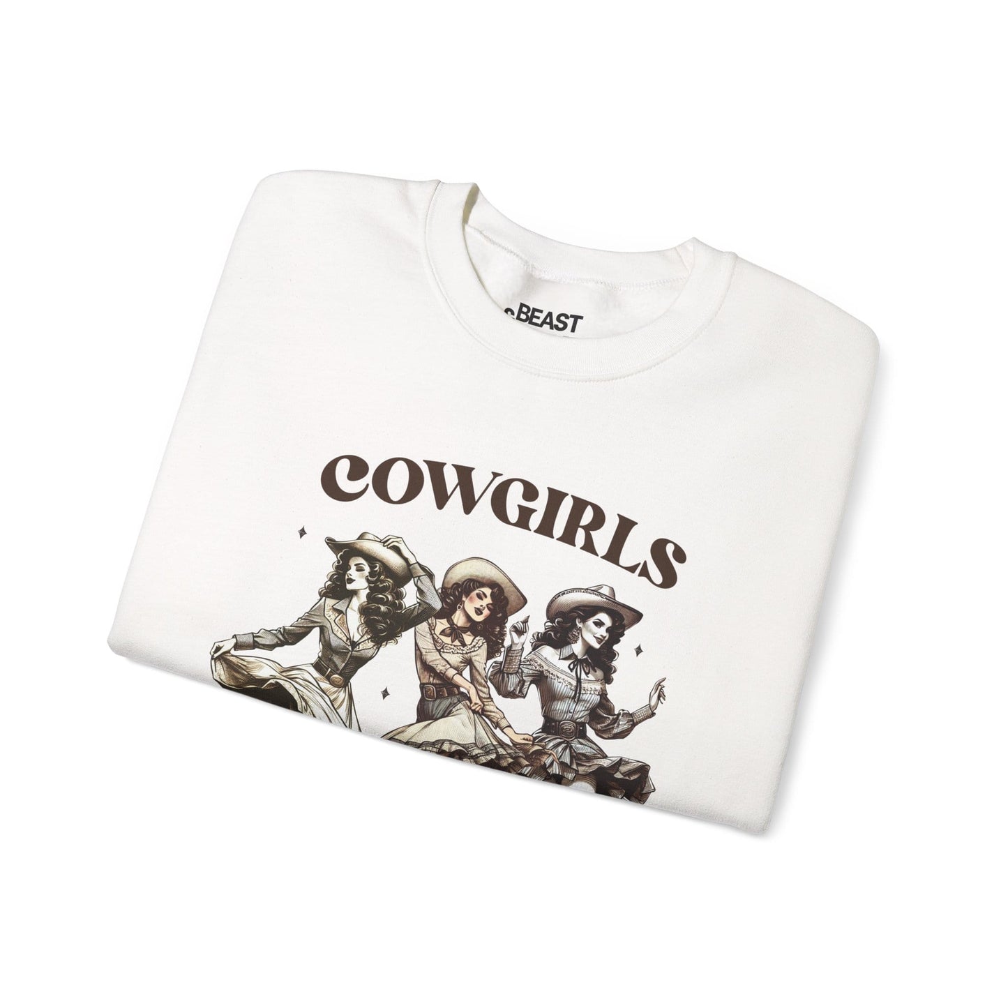 cowgirls just wanna have fun sweatshirt sweatshirt uk cowgirl gift idea image 4