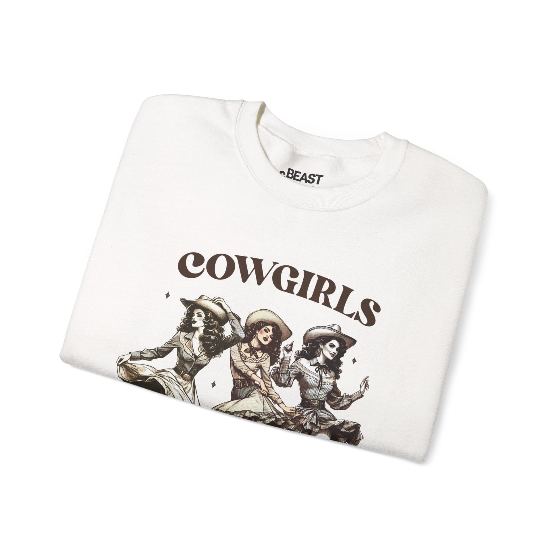 cowgirls just wanna have fun sweatshirt sweatshirt uk cowgirl gift idea image 4