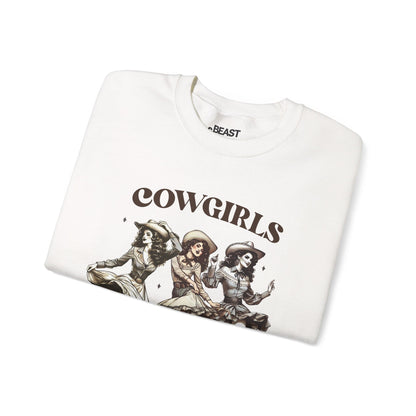 cowgirls just wanna have fun sweatshirt sweatshirt uk cowgirl gift idea image 4