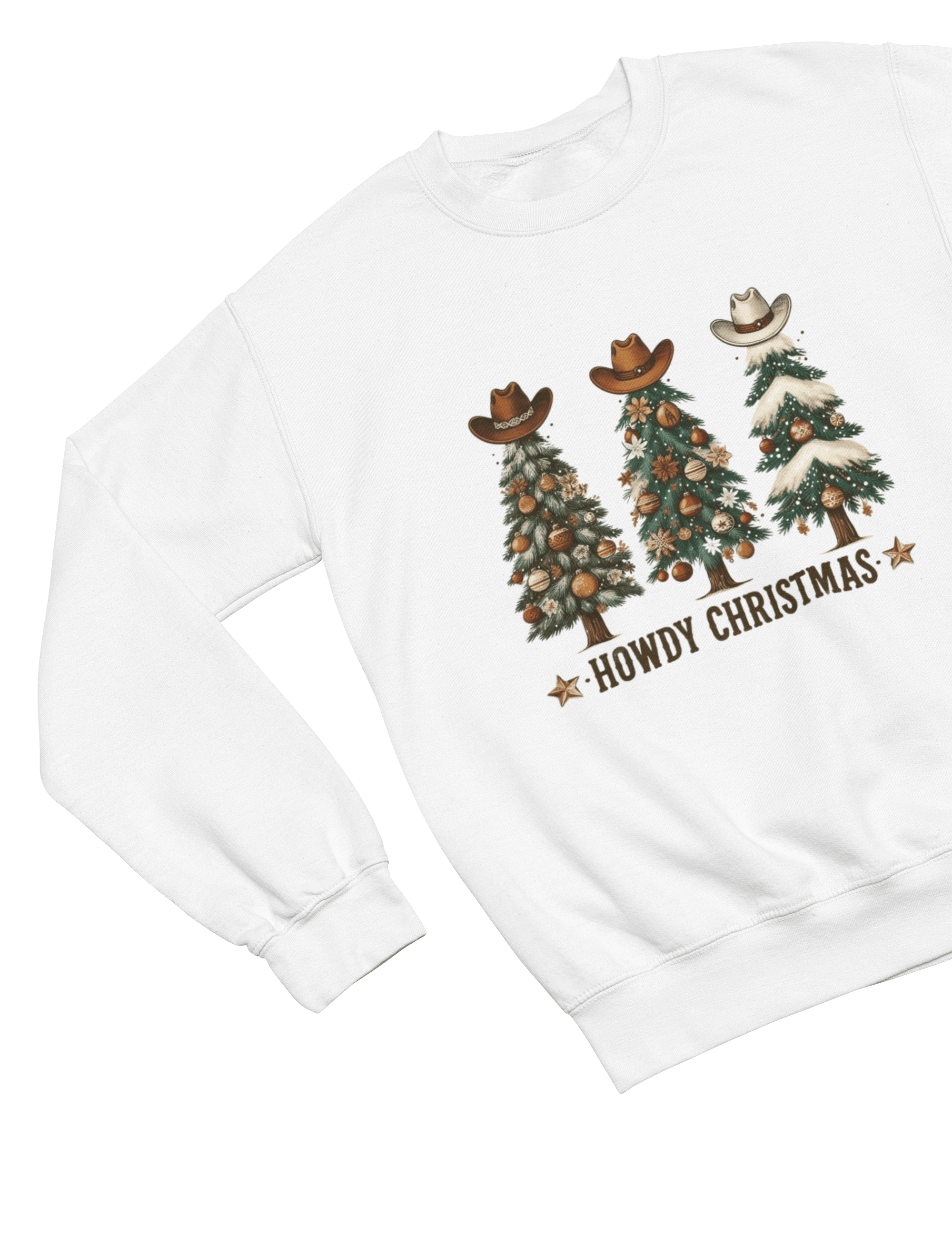 Beast and Beauty Sweatshirt / 3XL (Adult) / White Cozy Cowgirl Christmas Jumper – Cute Western Festive Sweatshirt
