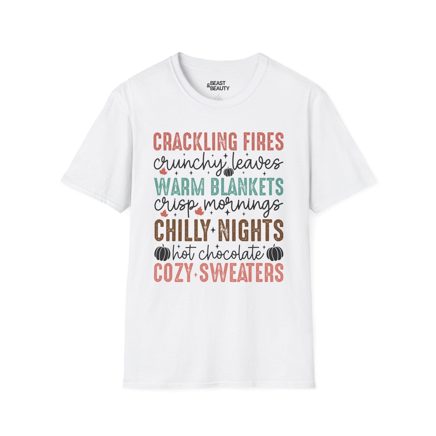 cozy fall vibes t-shirt white t-shirt uk gift gift idea