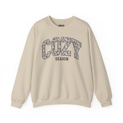 cozy season camo sweatshirt sand sweatshirt uk gift gift idea