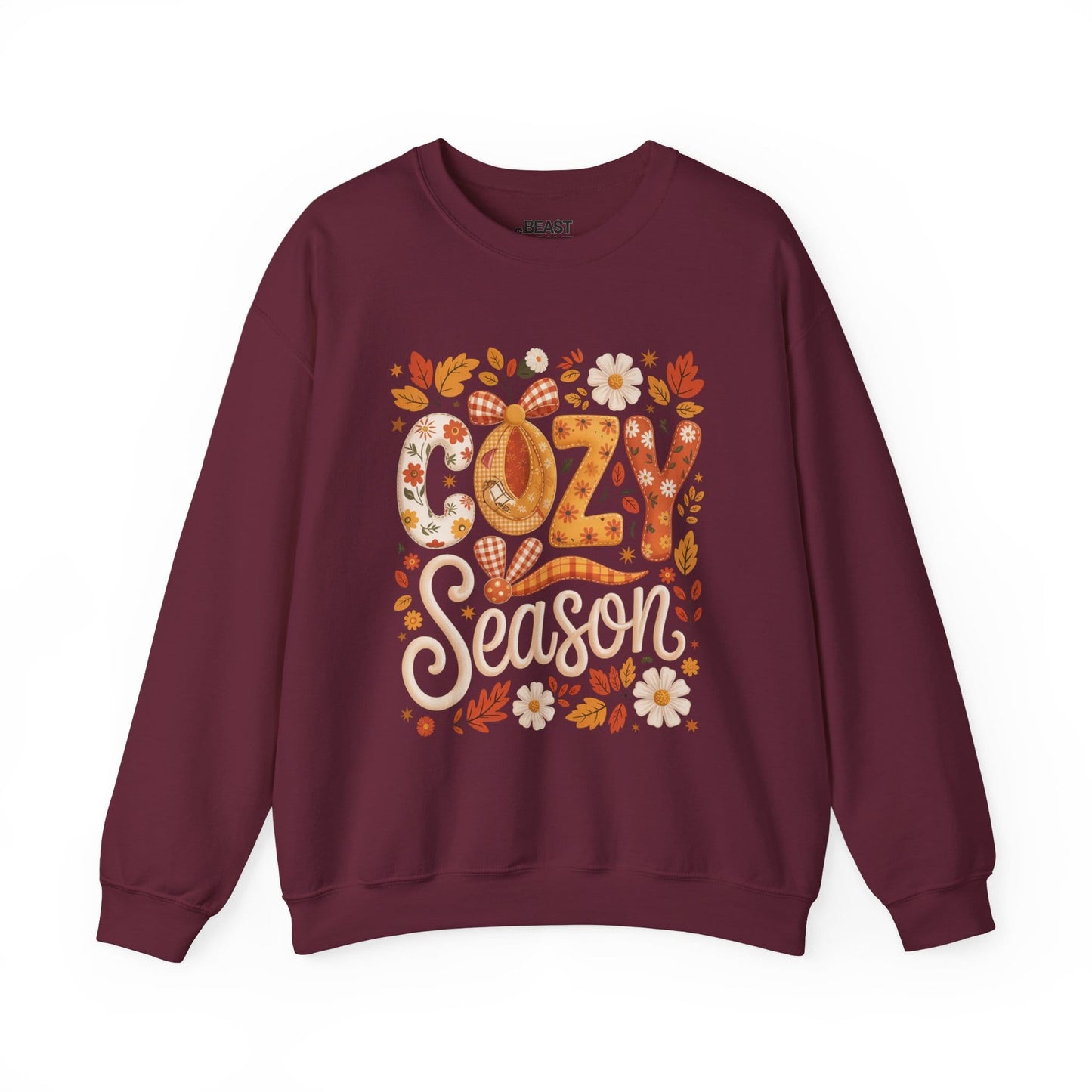 cozy season sweatshirt maroon sweatshirt uk gift gift idea