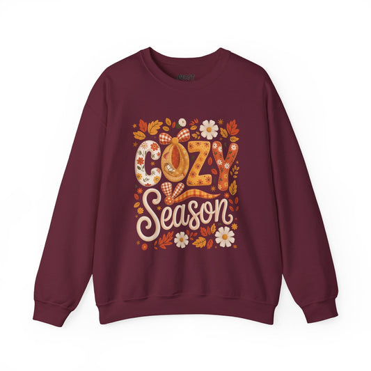 cozy season sweatshirt maroon sweatshirt uk gift gift idea