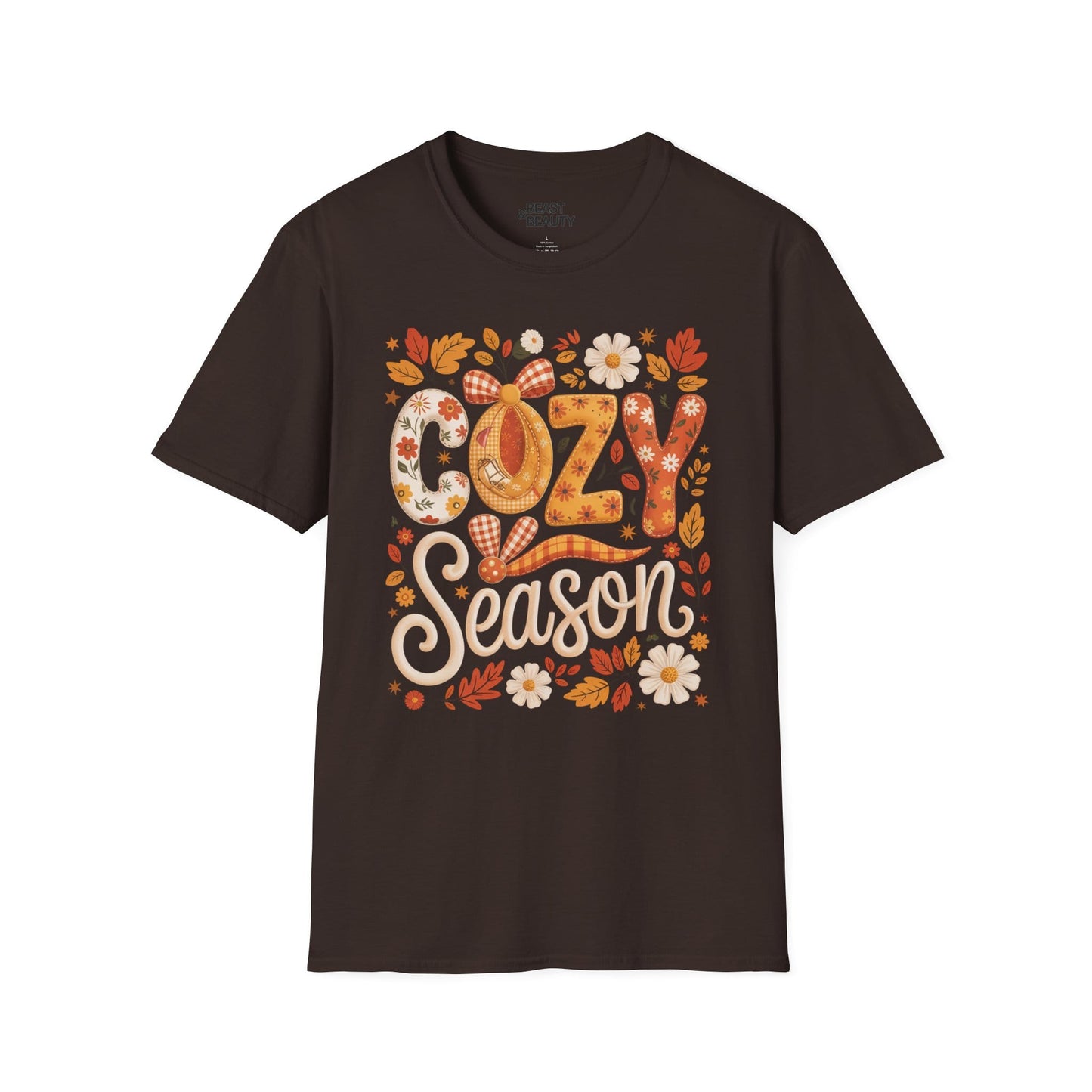 cozy season t-shirt dark chocolate t-shirt uk gift gift idea