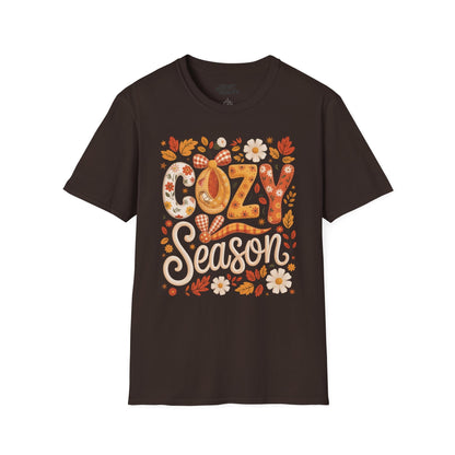 cozy season t-shirt dark chocolate t-shirt uk gift gift idea