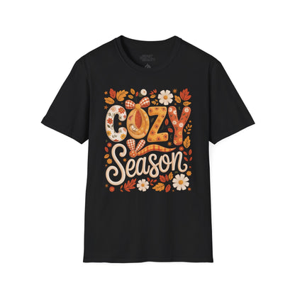 cozy season t-shirt black t-shirt uk gift gift idea