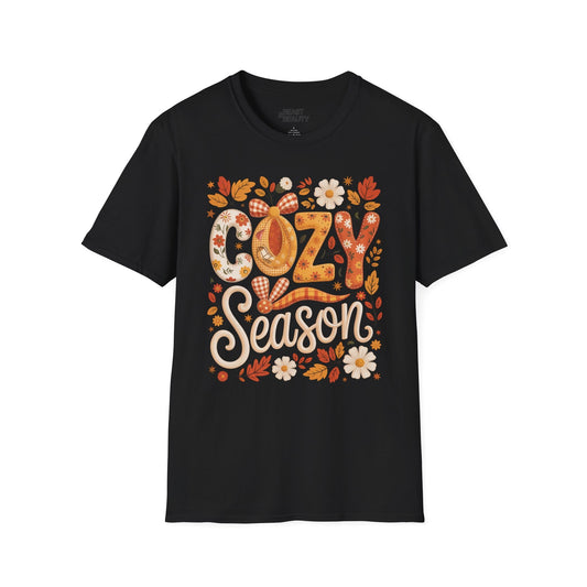 cozy season t-shirt black t-shirt uk gift gift idea