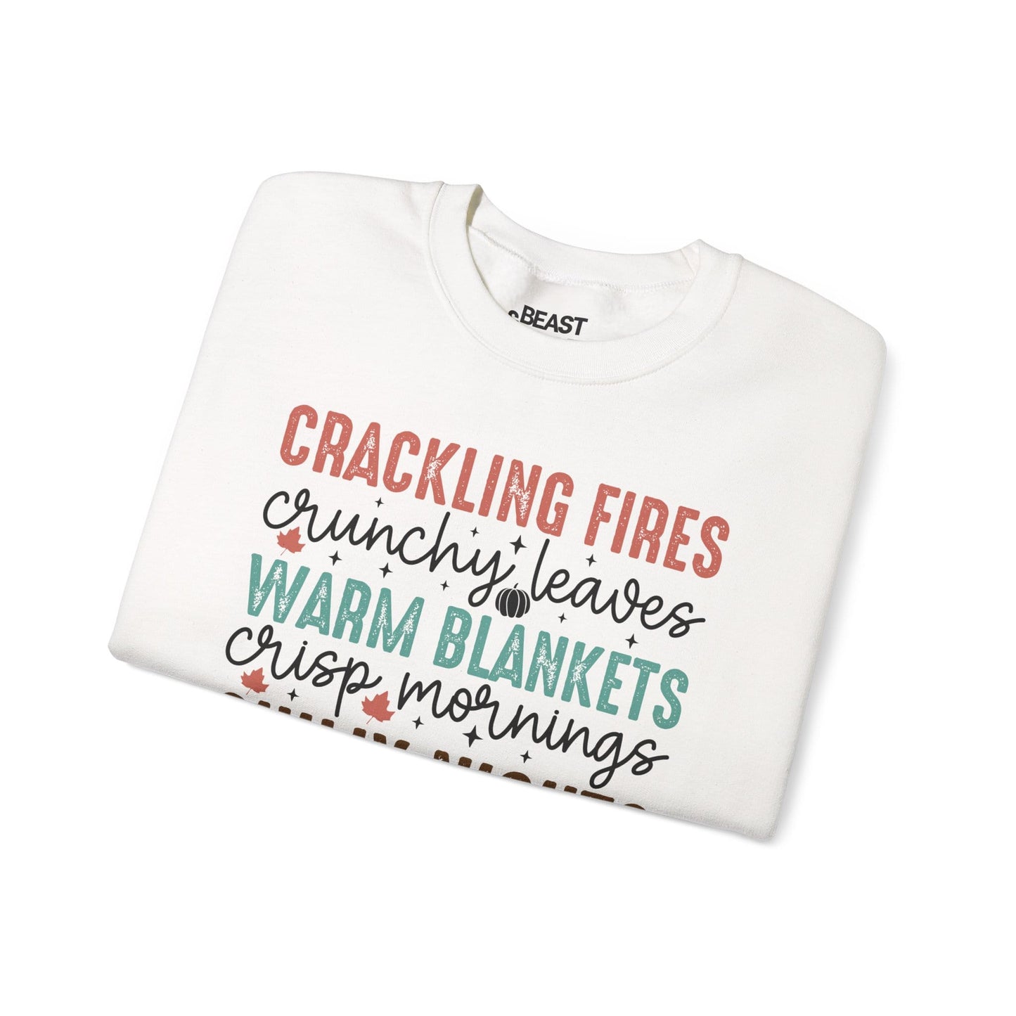 crackling fires crunchy leaves sweatshirt sweatshirt uk gift gift idea image 5