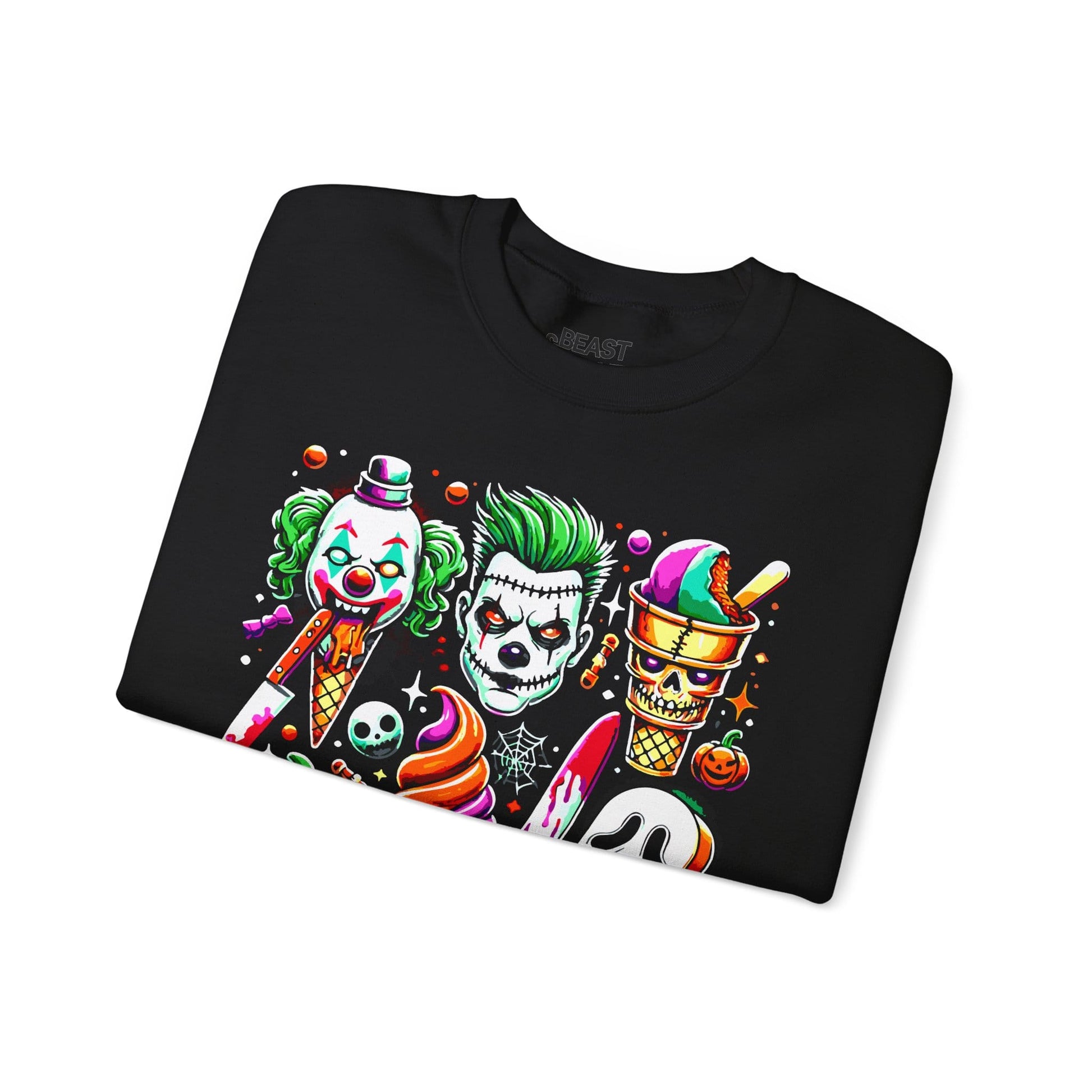 Creepy Halloween Ice Cream Horror Sweatshirt gift_idea unique_gift personalised_gift