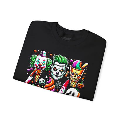 Creepy Halloween Ice Cream Horror Sweatshirt gift_idea unique_gift personalised_gift
