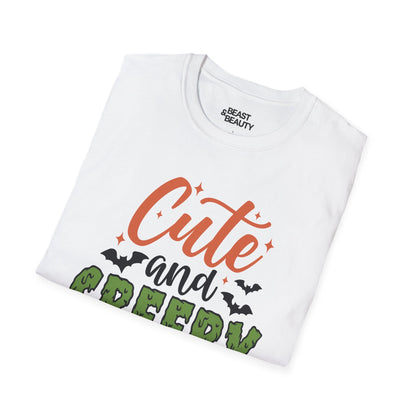 Cute And Creepy Halloween Graphic T-Shirt for Adults gift_idea unique_gift personalised_gift