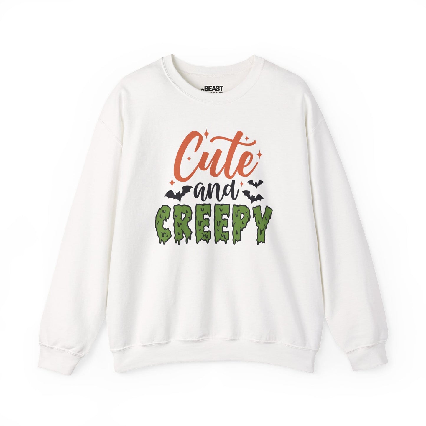 Cute and Creepy Halloween Sweatshirt White / S gift_idea unique_gift personalised_gift