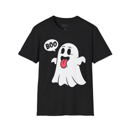 Cute Boo Ghost Halloween T-Shirt Black / S gift_idea unique_gift personalised_gift