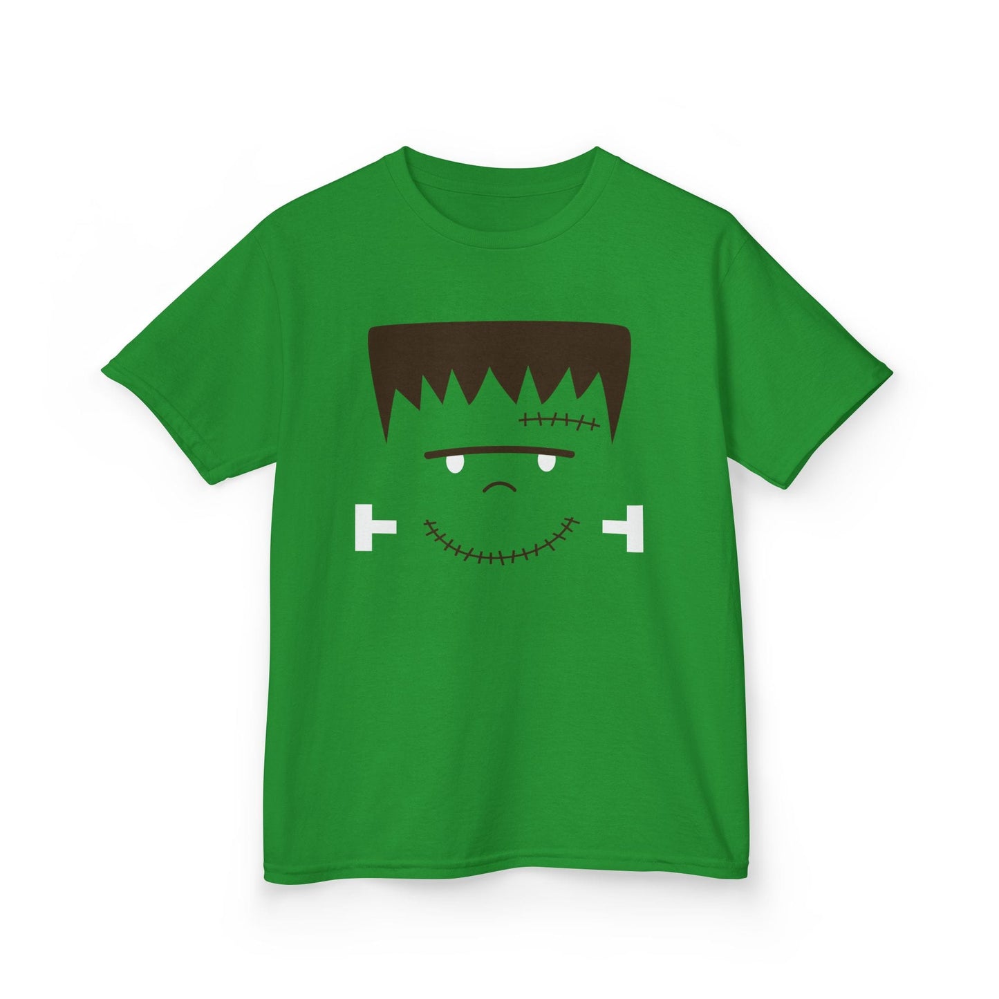 Cute Frankenstein Face Halloween Kids T-Shirt Irish Green / XS gift_idea unique_gift personalised_gift