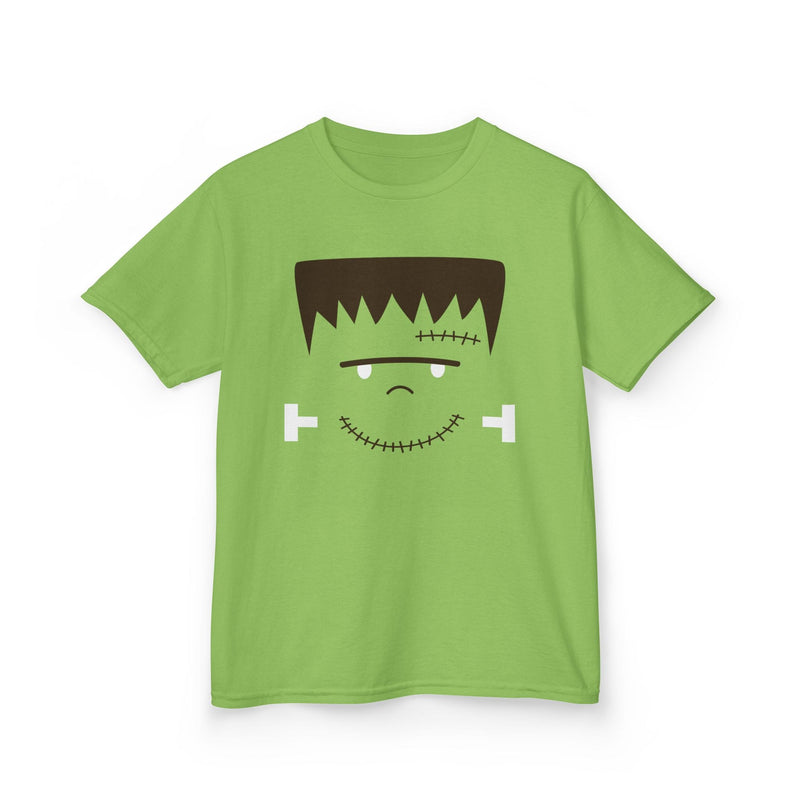 Cute Frankenstein Face Halloween Kids T-Shirt