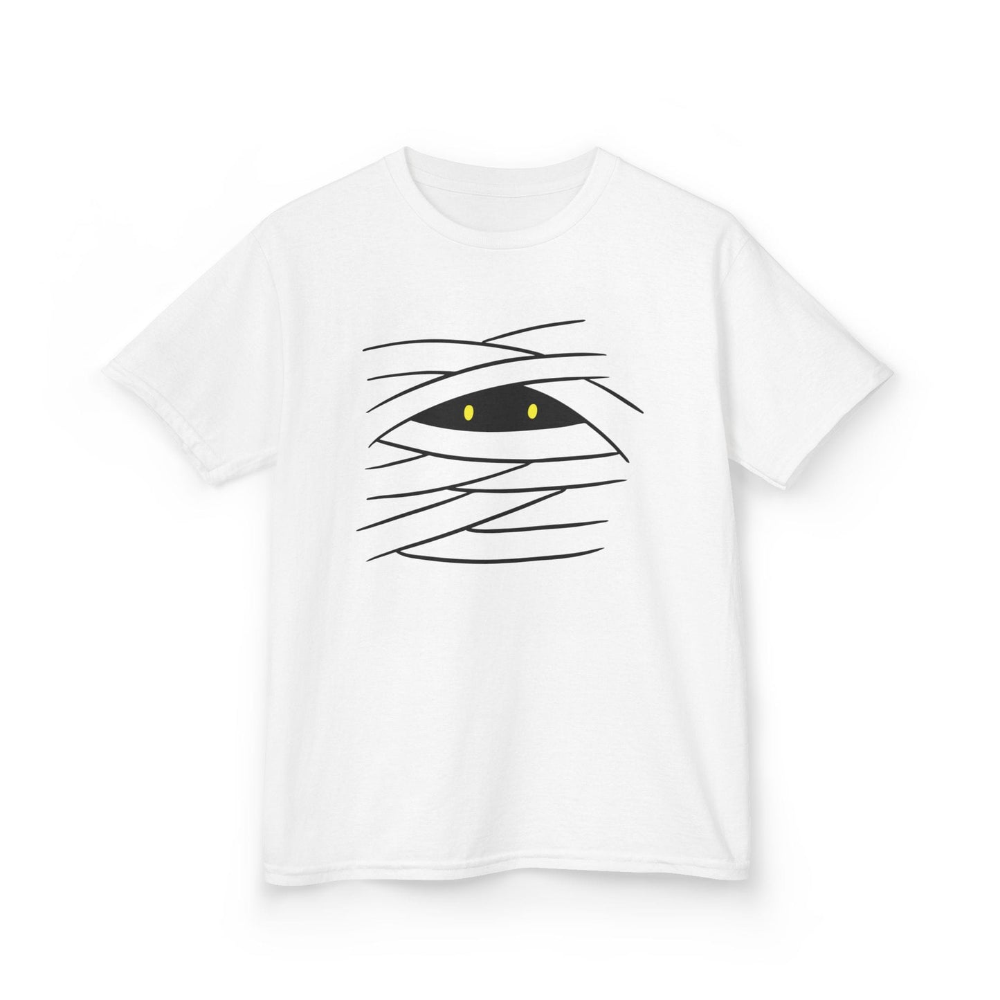 Cute Mummy Eyes Halloween Kids T-Shirt White / L gift_idea unique_gift personalised_gift