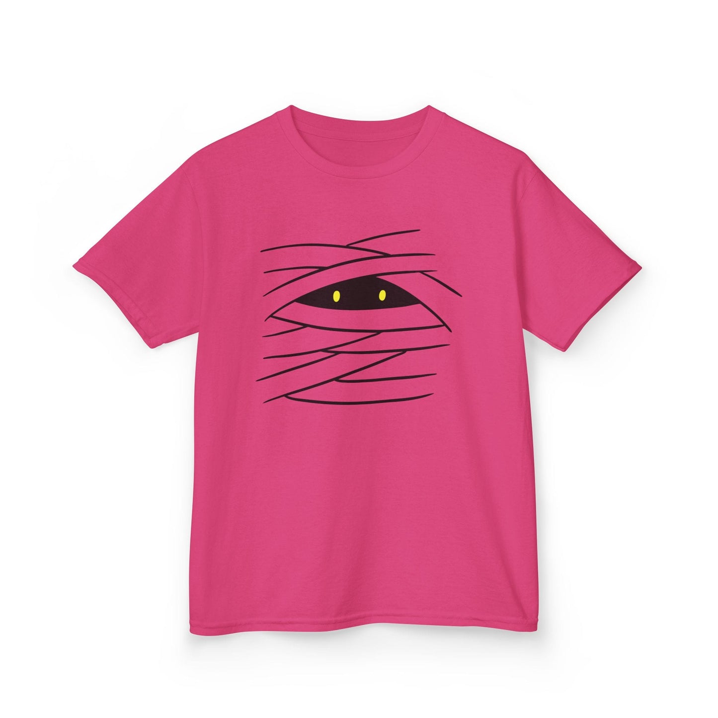 Cute Mummy Eyes Halloween Kids T-Shirt Heliconia / XS gift_idea unique_gift personalised_gift