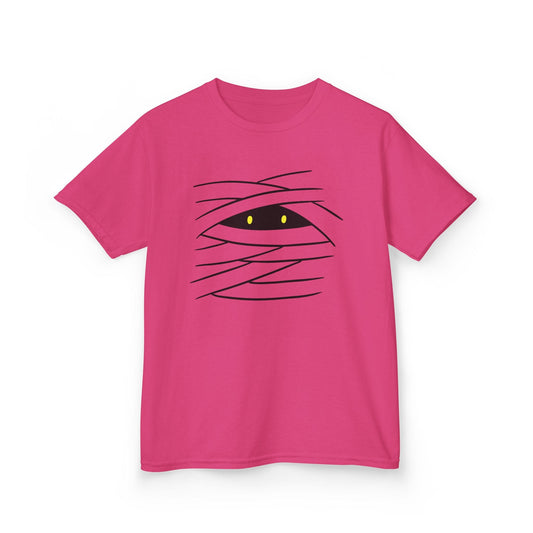 Cute Mummy Eyes Halloween Kids T-Shirt Heliconia / XS gift_idea unique_gift personalised_gift
