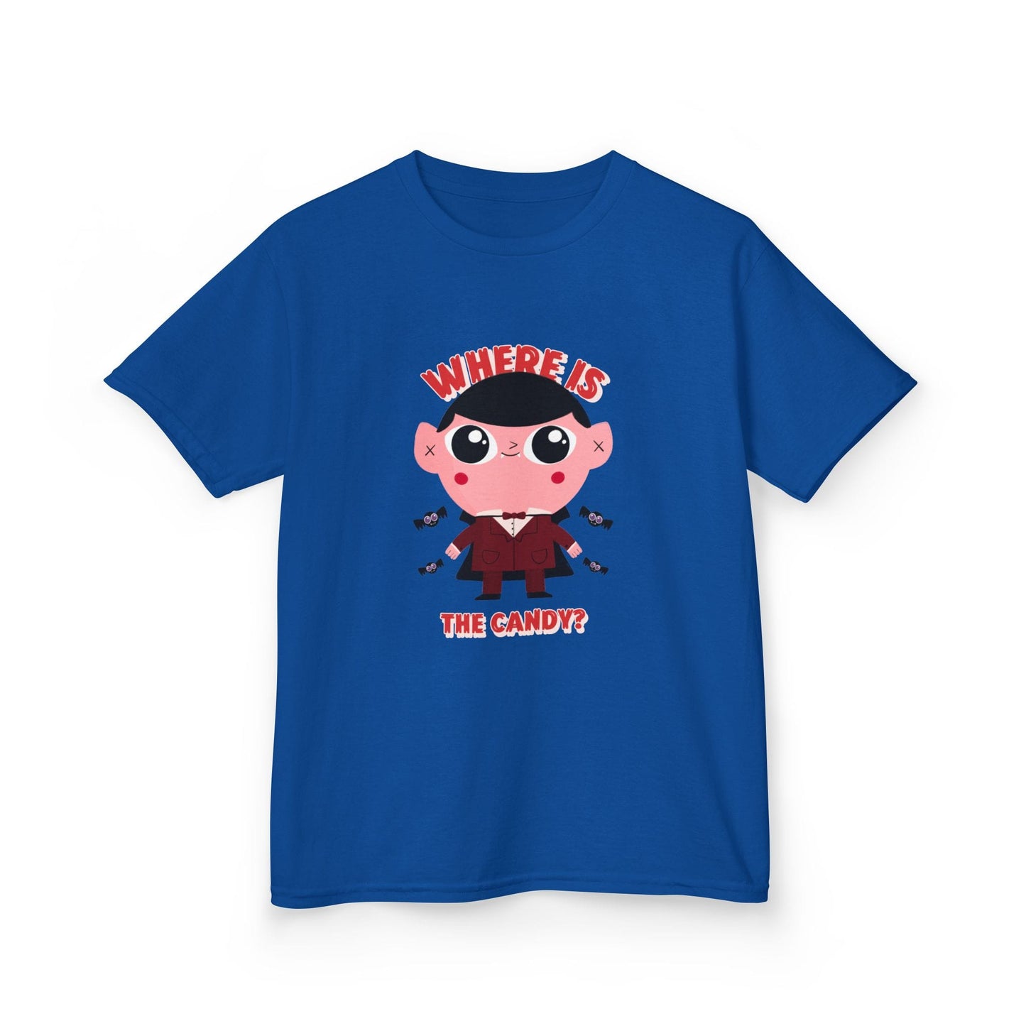 Where Is The Candy? Kids Halloween T-Shirt Royal / XS gift_idea unique_gift personalised_gift