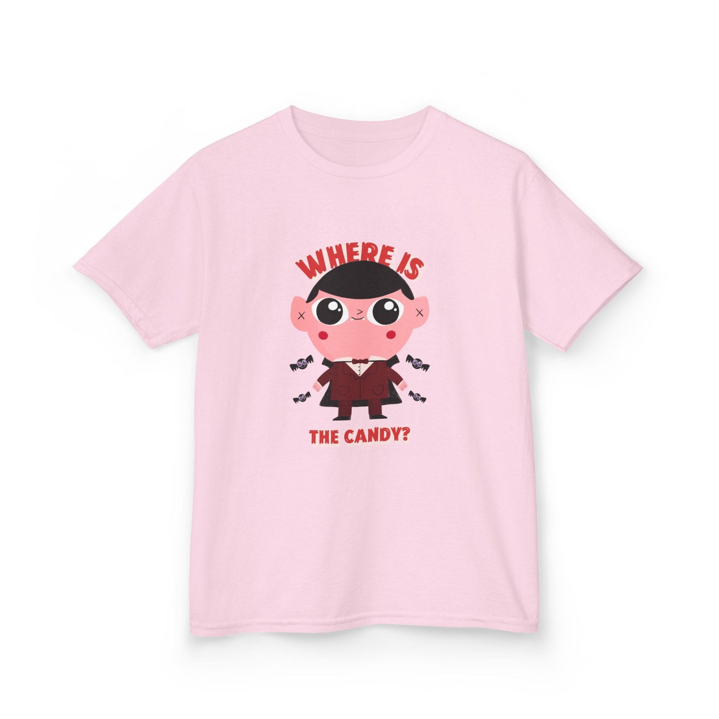 Where Is The Candy? Kids Halloween T-Shirt Light Pink / XS gift_idea unique_gift personalised_gift