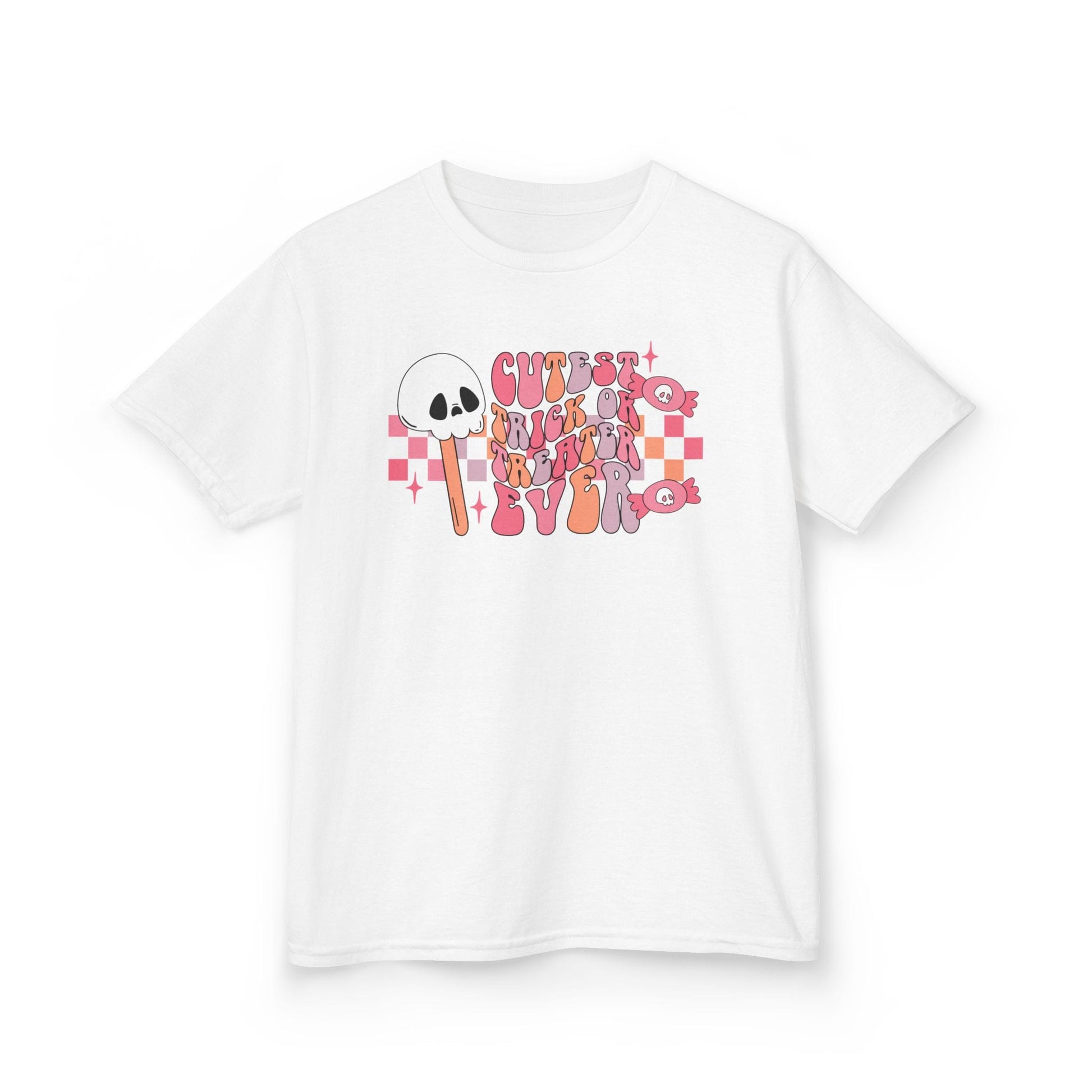 Cutest Trick Or Treater Ever Kids Halloween T-Shirt White / XS gift_idea unique_gift personalised_gift