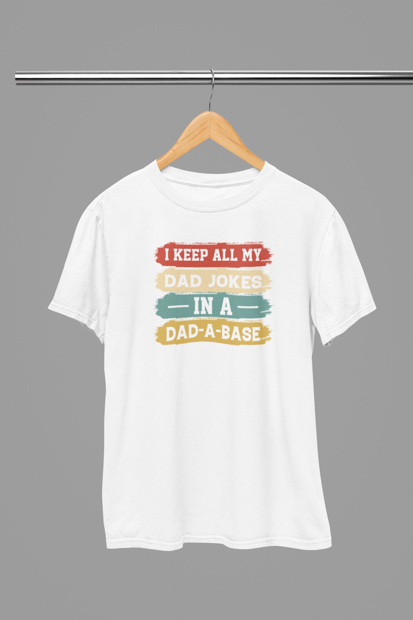 Dad Joke in a Dad - a - base Fathers Day T-Shirt - Beast & Beauty Clothing LTD - Fathers Day T-Shirt - small - Black - 