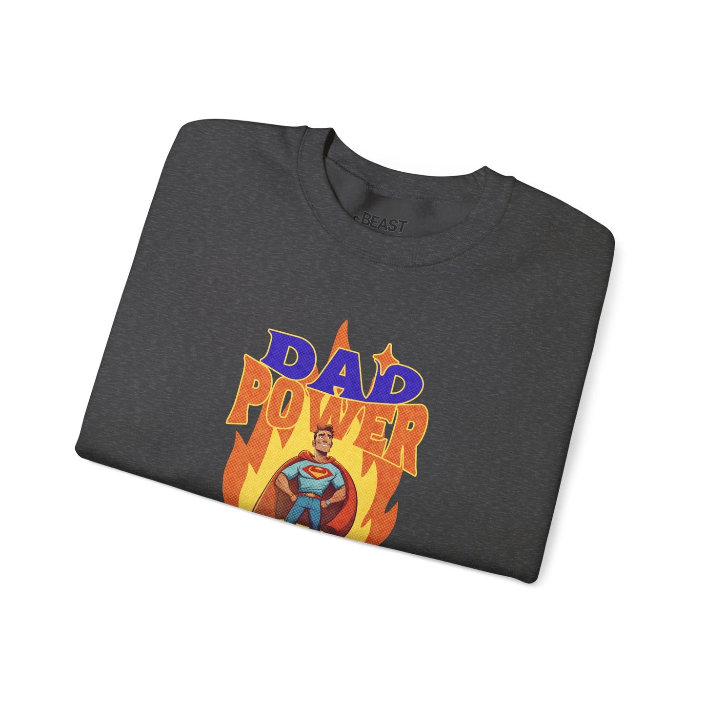 dad power on sweatshirt sweatshirt uk Father's Day gift idea image 6