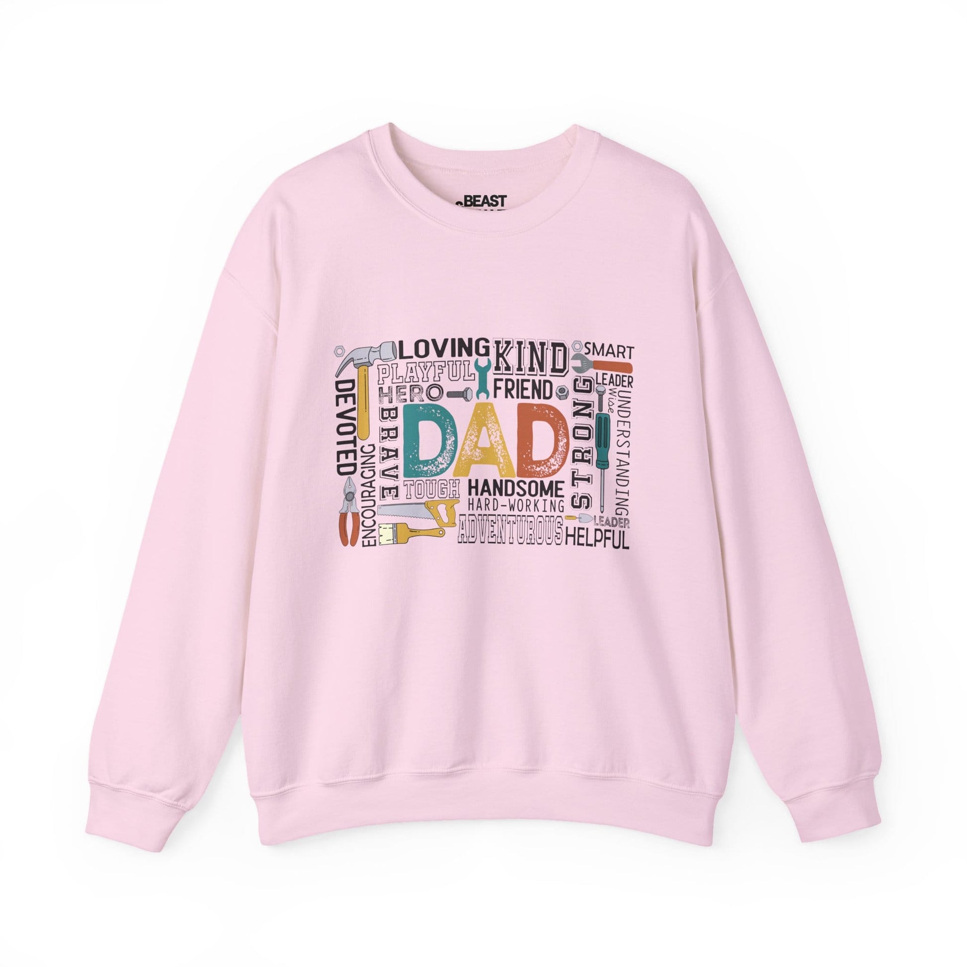 dad the handyman sweatshirt light pink sweatshirt uk Father's Day gift idea