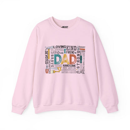 dad the handyman sweatshirt light pink sweatshirt uk Father's Day gift idea