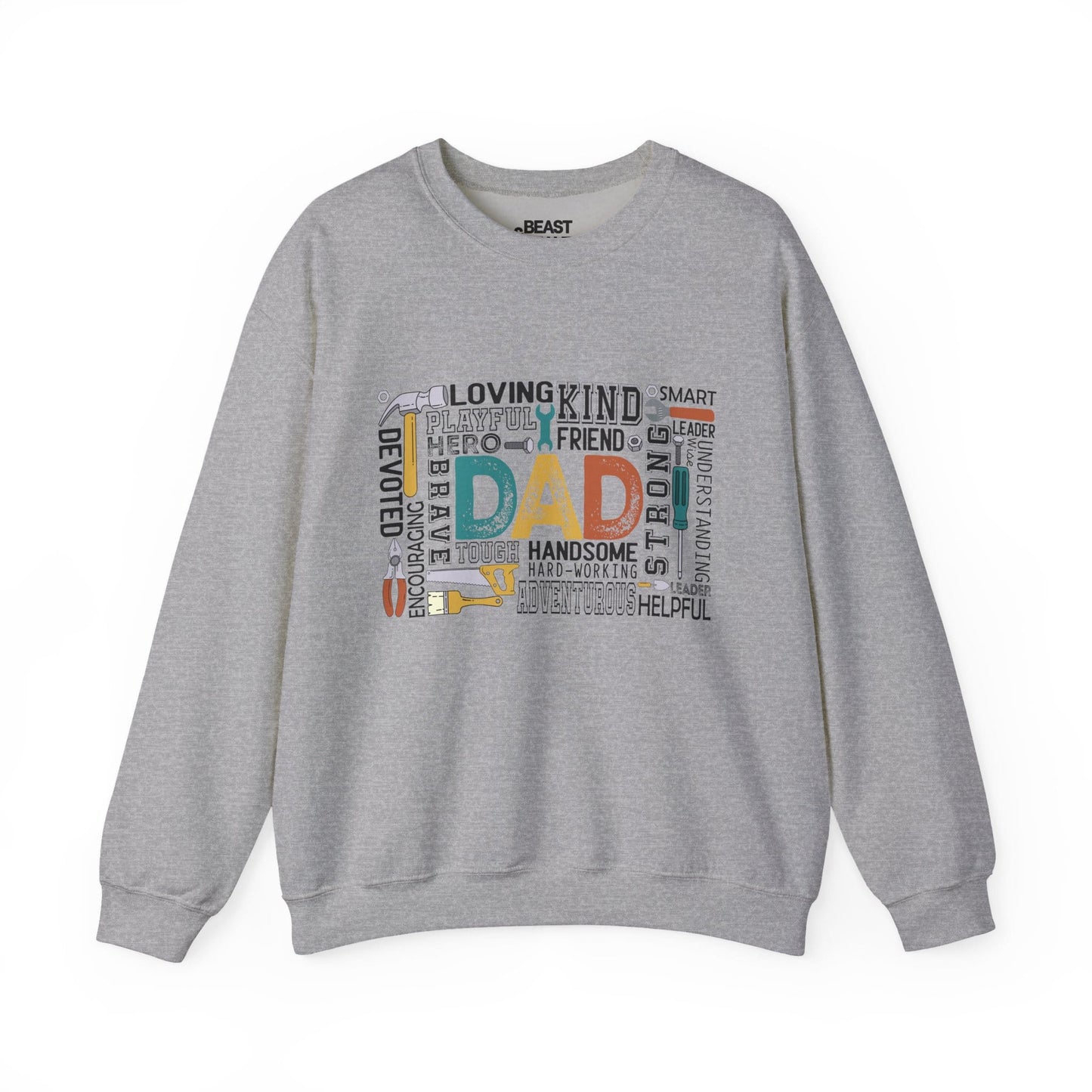 dad the handyman sweatshirt sport grey sweatshirt uk Father's Day gift idea