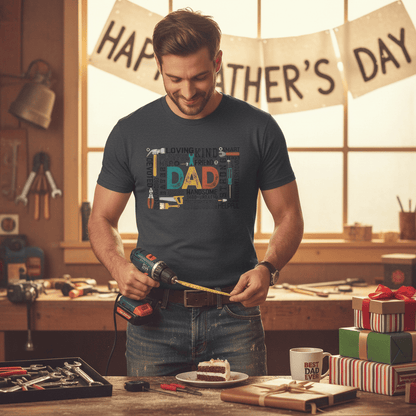 Dad The Handyman T-Shirt gift_idea unique_gift personalised_gift