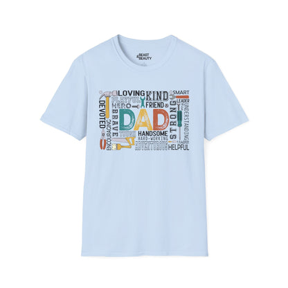 dad the handyman t-shirt light blue t-shirt uk Father's Day gift idea