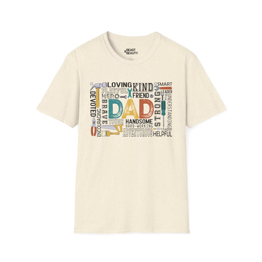 dad the handyman t-shirt natural t-shirt uk Father's Day gift idea