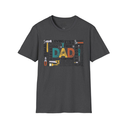 dad the handyman t-shirt dark heather t-shirt uk Father's Day gift idea
