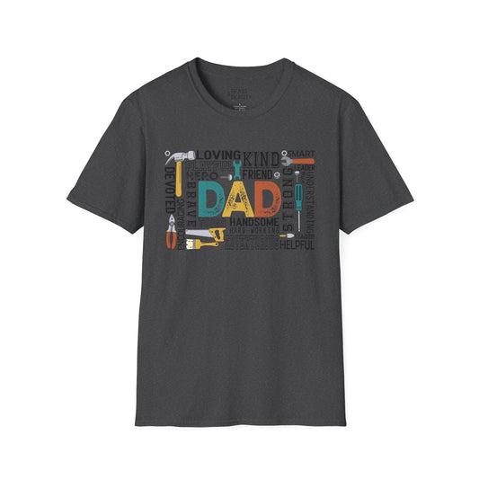 dad the handyman t-shirt dark heather t-shirt uk Father's Day gift idea