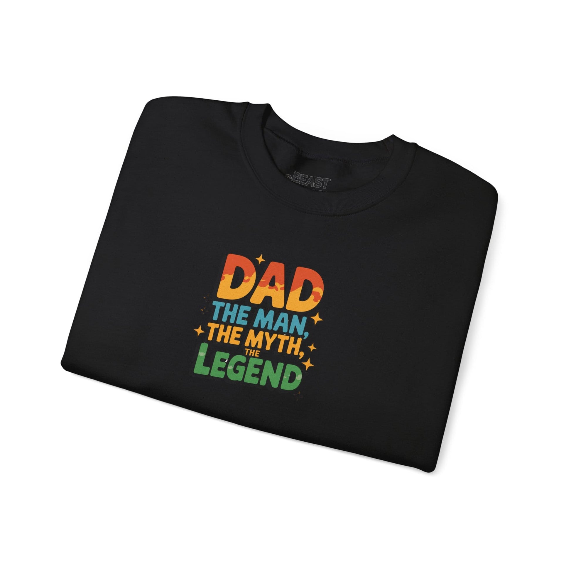 dad the man the myth the legend sweatshirt sweatshirt uk Father's Day gift idea image 6
