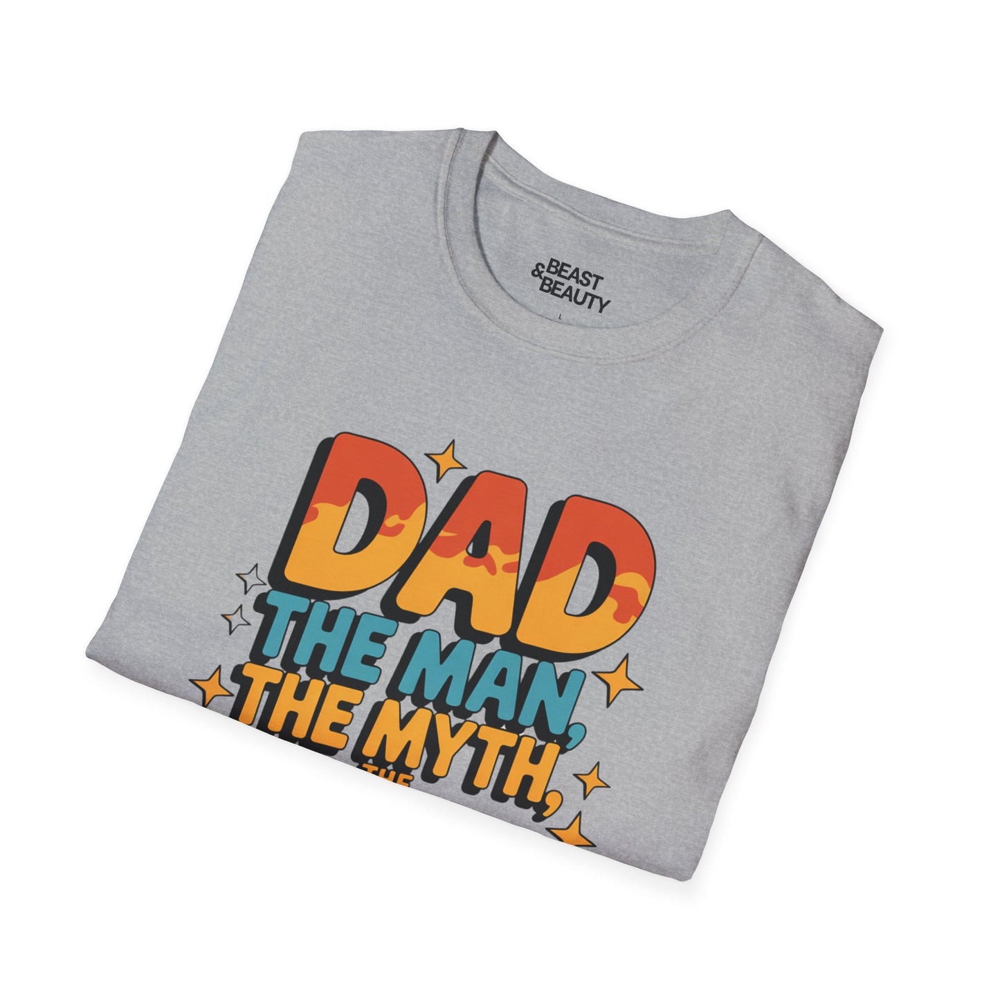 dad the man the myth the legend t-shirt t-shirt uk Father's Day gift idea image 13