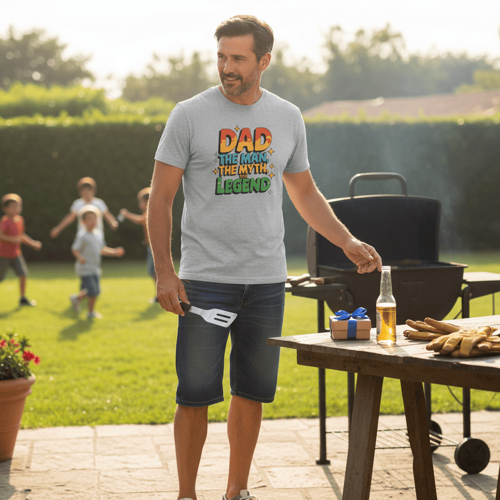 Dad The Man The Myth The Legend T-Shirt gift_idea unique_gift personalised_gift