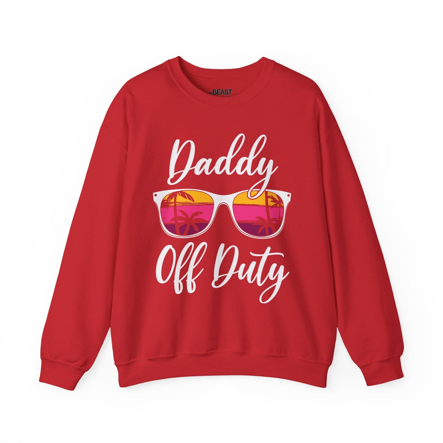daddy off duty sweatshirt red sweatshirt uk Father's Day gift idea
