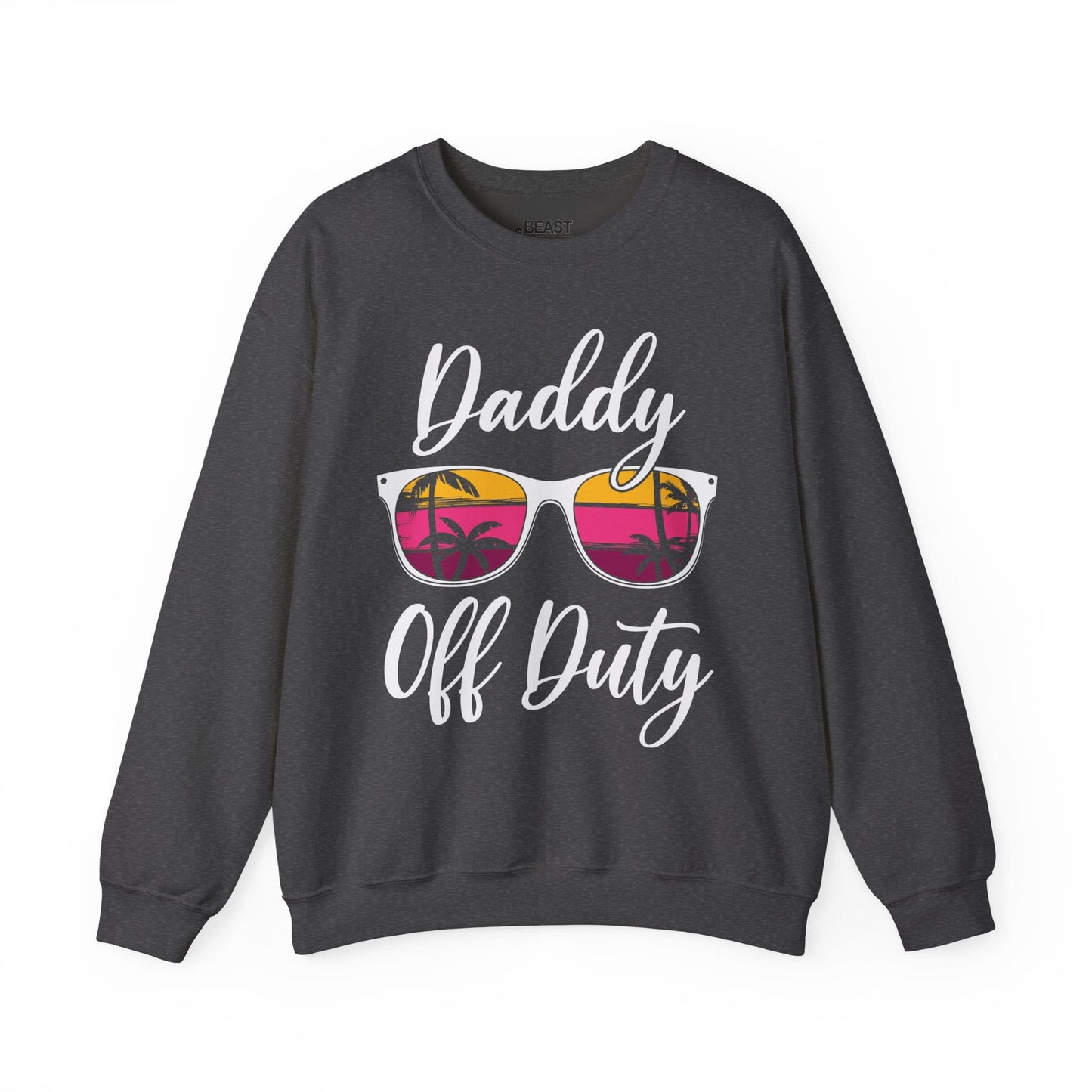 daddy off duty sweatshirt dark heather sweatshirt uk Father's Day gift idea