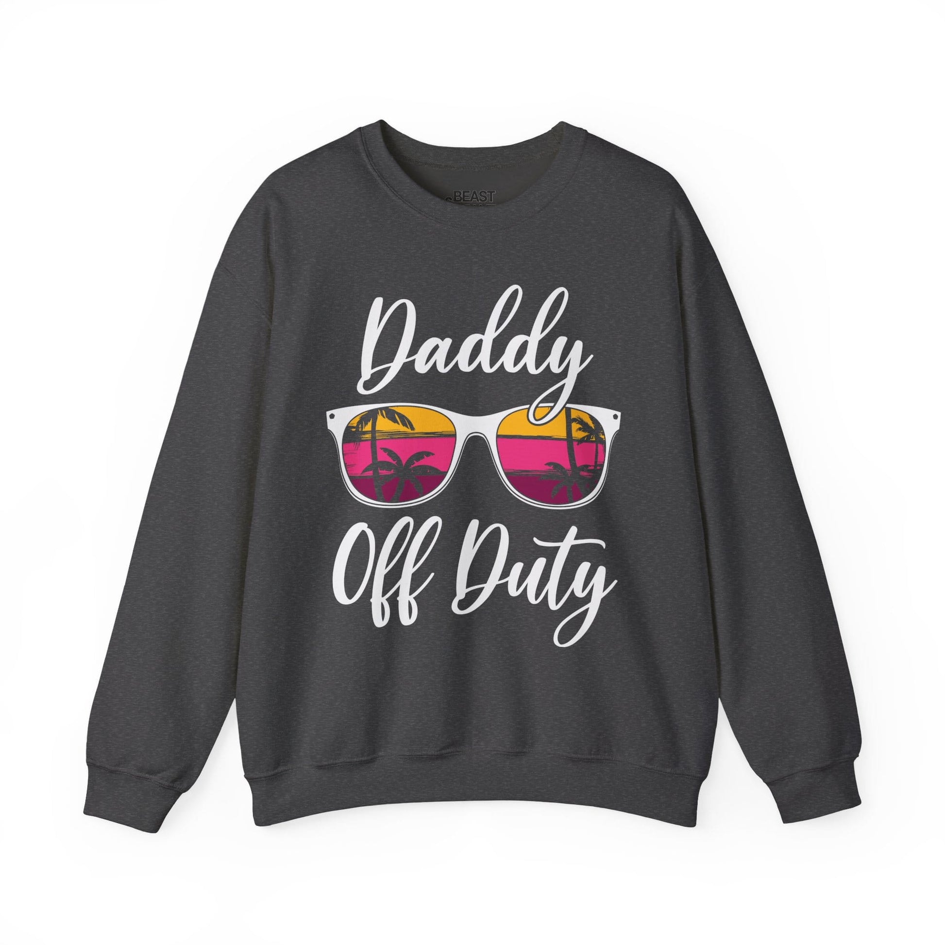 daddy off duty sweatshirt dark heather sweatshirt uk Father's Day gift idea