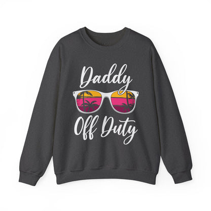 daddy off duty sweatshirt dark heather sweatshirt uk Father's Day gift idea