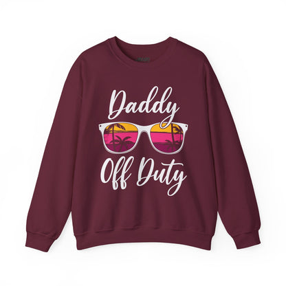 daddy off duty sweatshirt maroon sweatshirt uk Father's Day gift idea