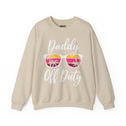 daddy off duty sweatshirt sand sweatshirt uk Father's Day gift idea