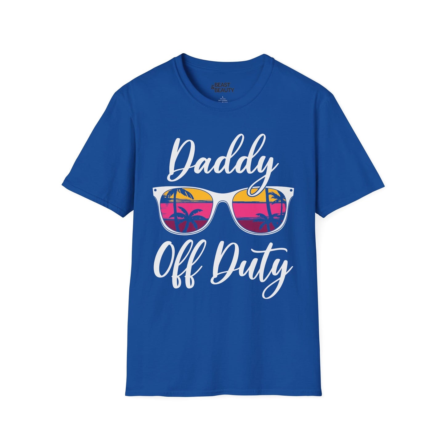 daddy off duty t-shirt royal t-shirt uk Father's Day gift idea