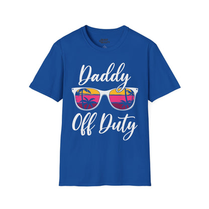 daddy off duty t-shirt royal t-shirt uk Father's Day gift idea